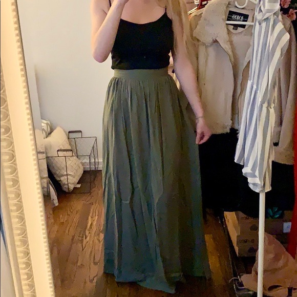 flowy maxi skirt boutique
